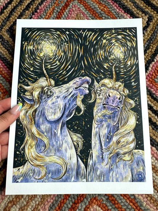 Twonicorns Print, 8.5X11"