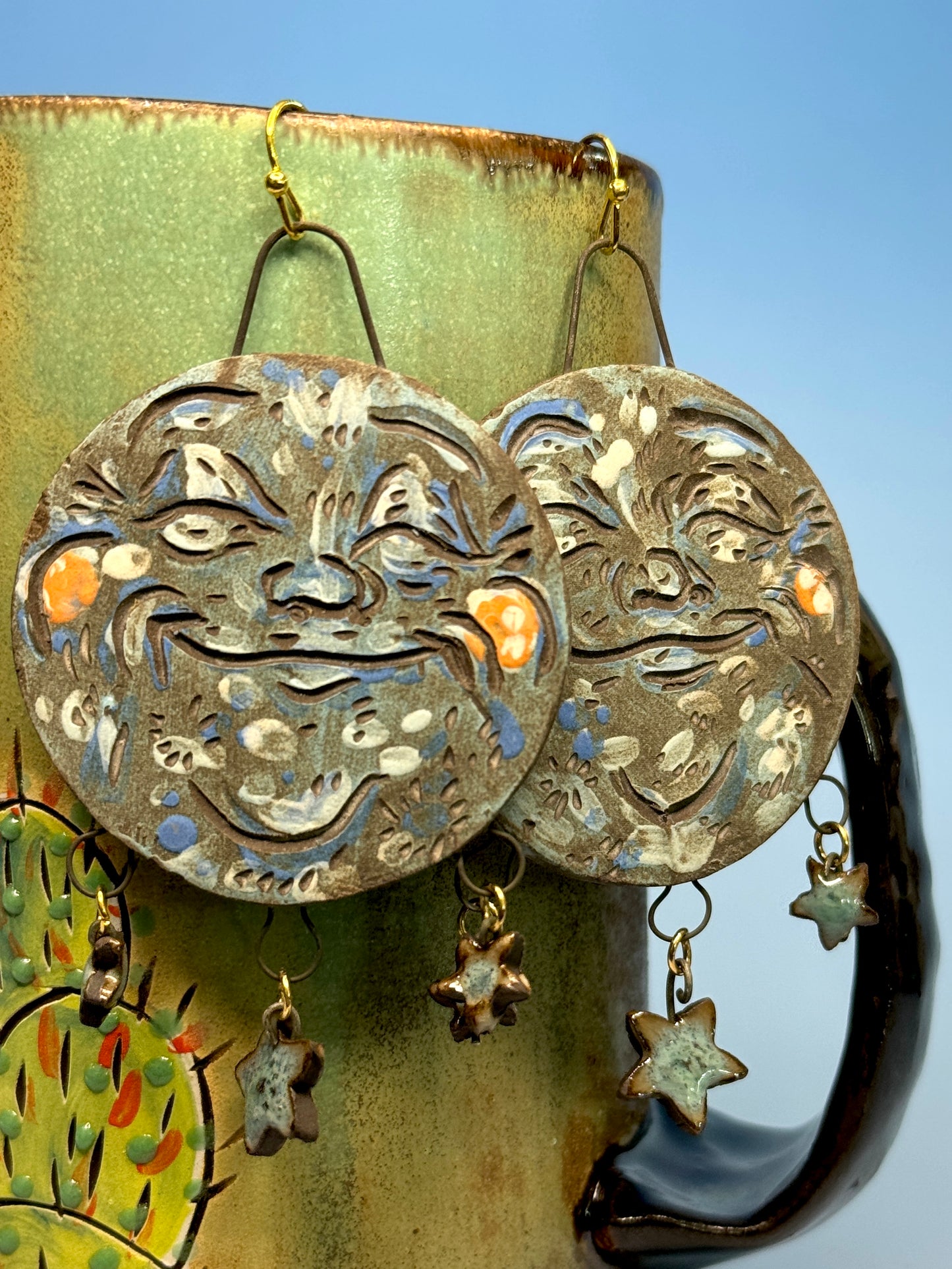 Happy Moon Earrings