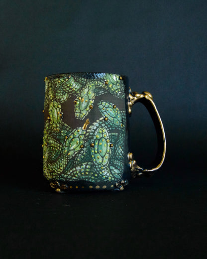 Snake Tangle Mug - Rustic Matte