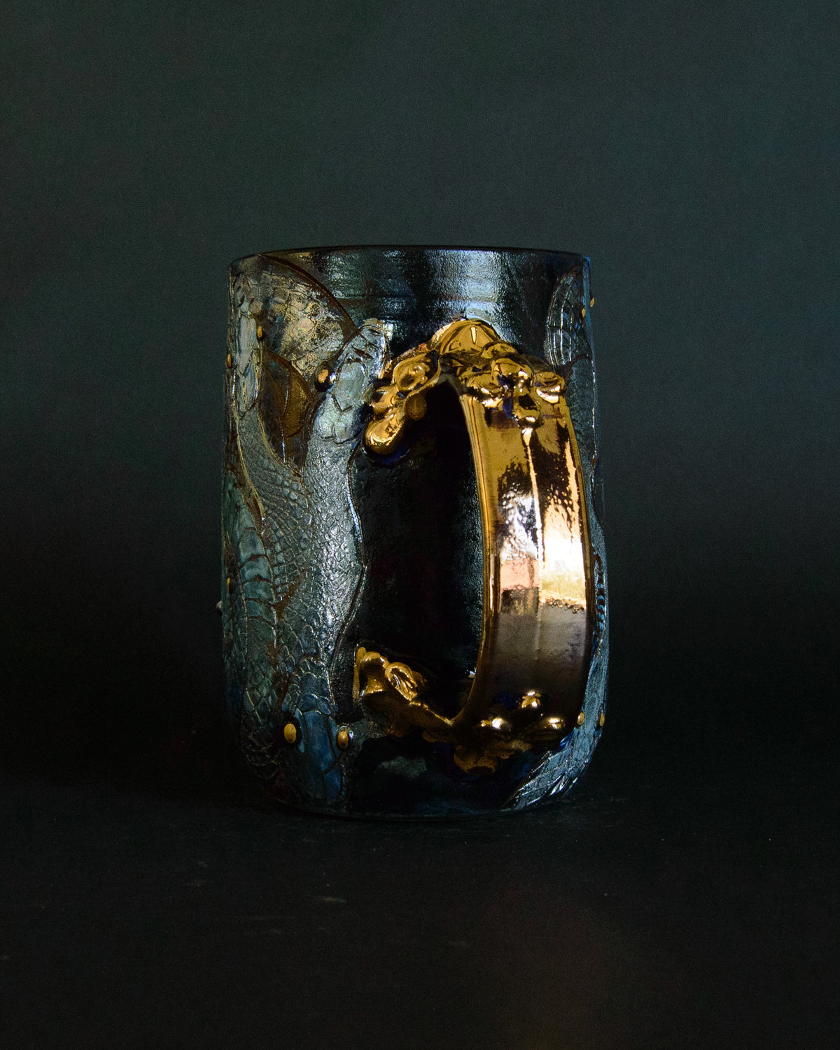 Snake Tangle Mug - Blue Frost