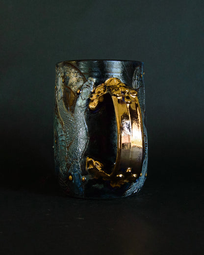 Snake Tangle Mug - Blue Frost