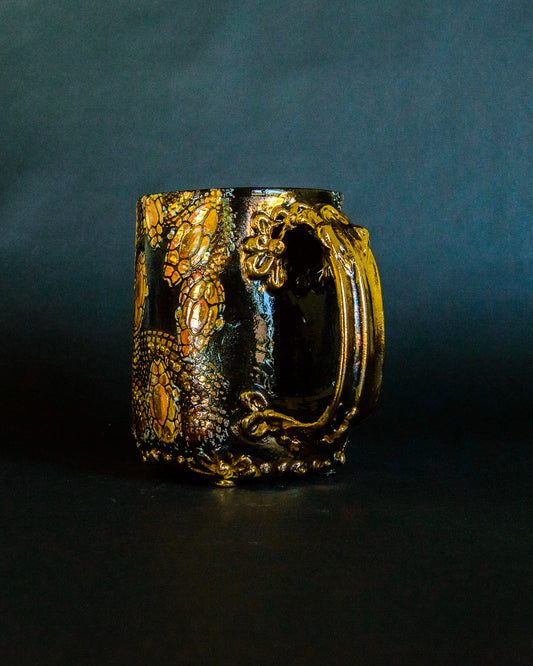 Snake Tangle Mug - Spicy Orange