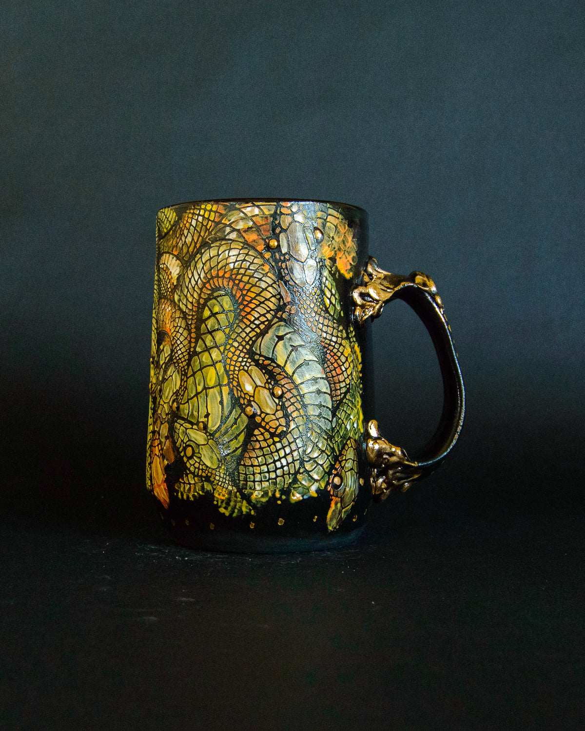 Snake Tangle Mug - Golden Hour
