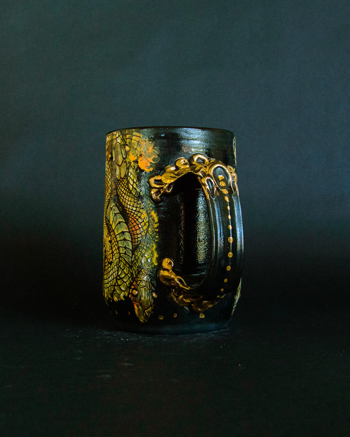 Snake Tangle Mug - Golden Hour