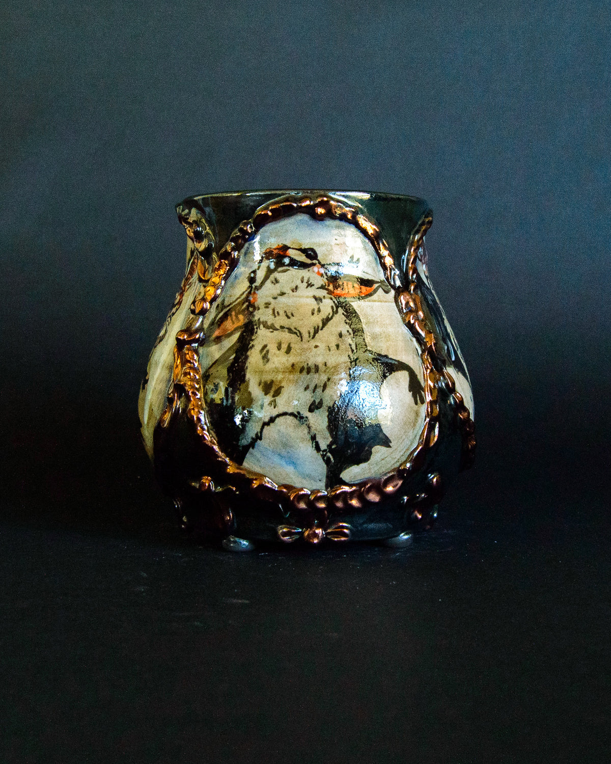 Dancing Bat Mug - Antique portraits