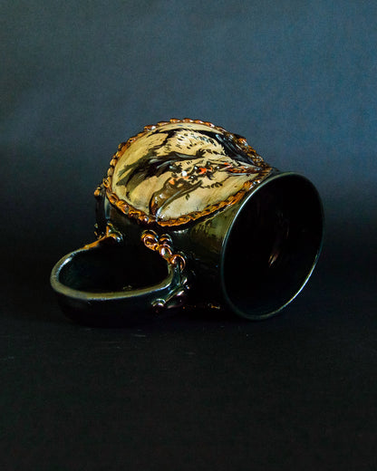 Dancing Bat Mug - Antique portraits