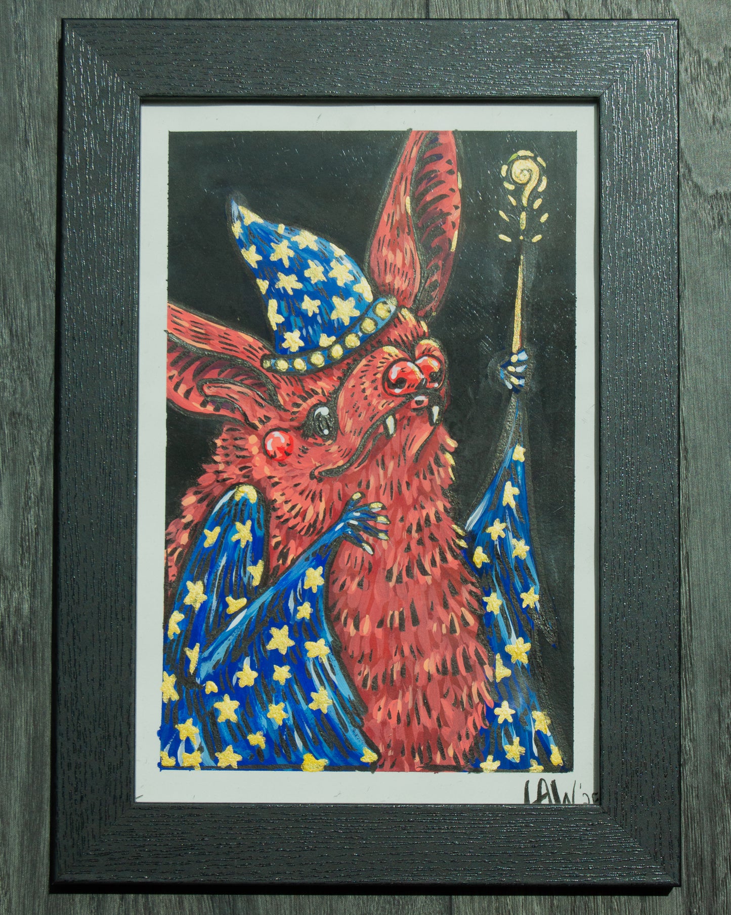 Wizard Bat Original Painting