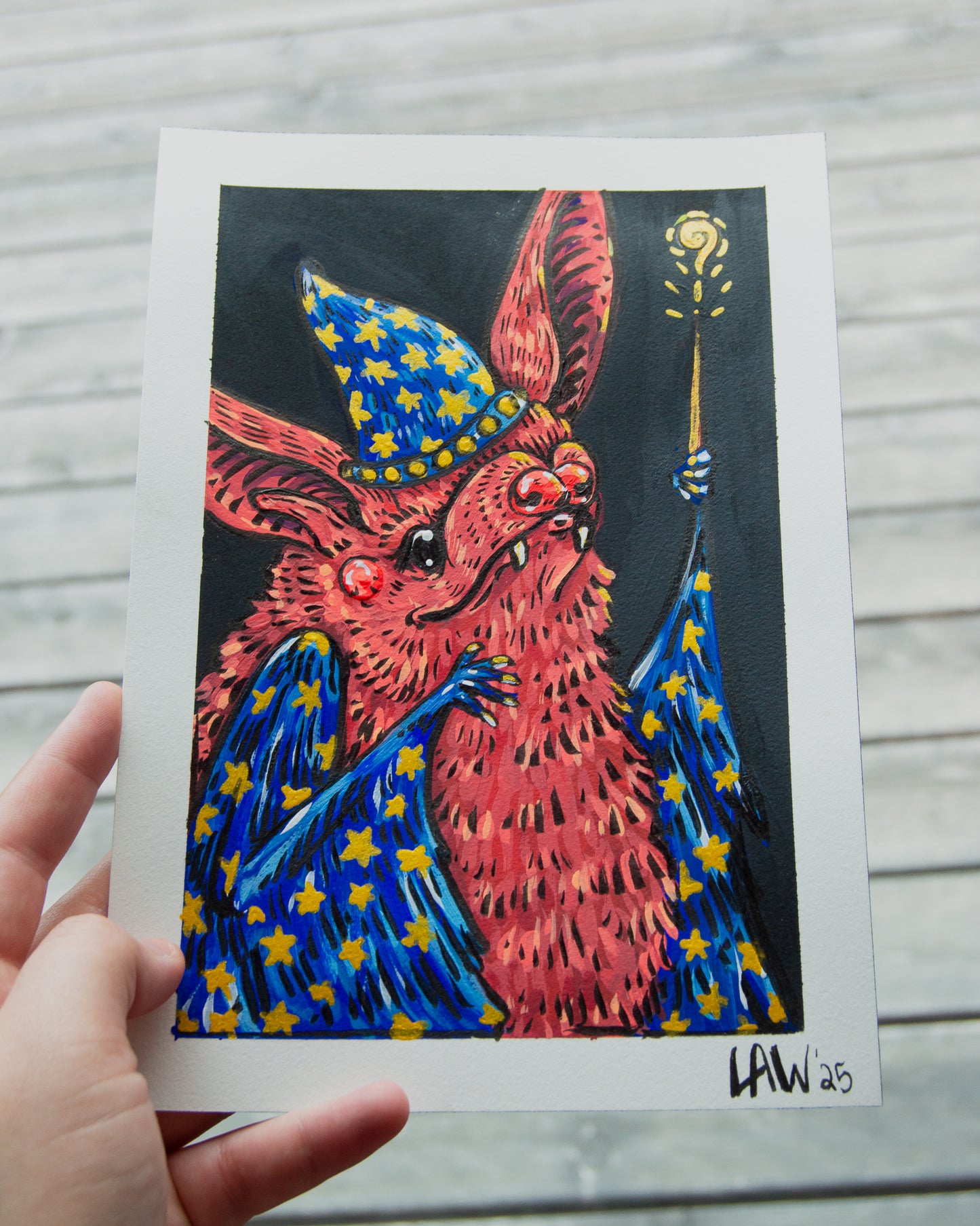 Wizard Bat Original Painting