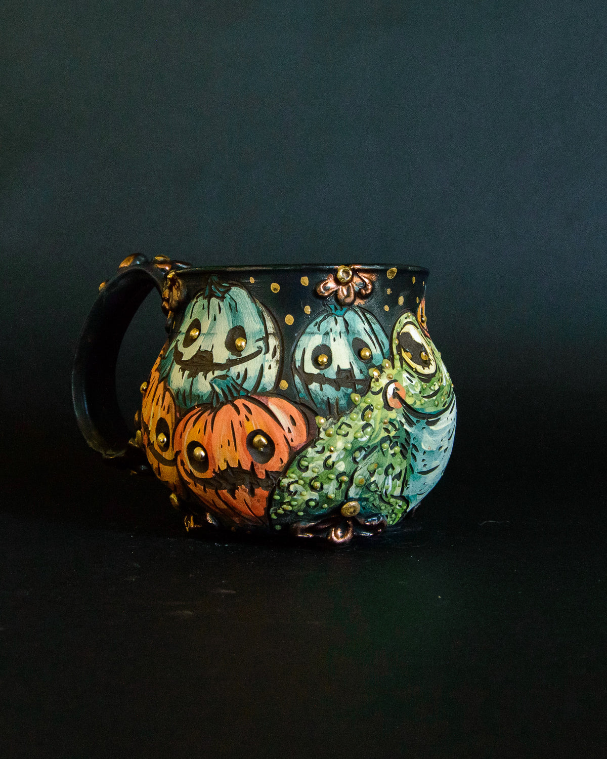 Pumpkin Patch Toad Mug