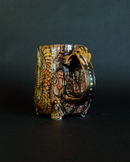 Rainbow Snake Tangle Mug