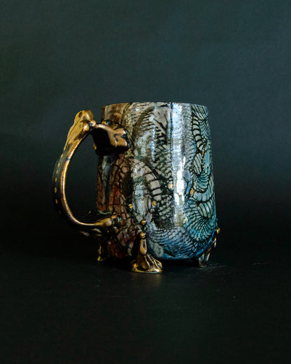 Rainbow Snake Tangle Mug
