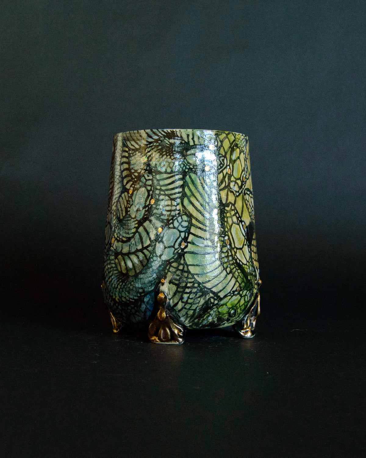 Rainbow Snake Tangle Mug