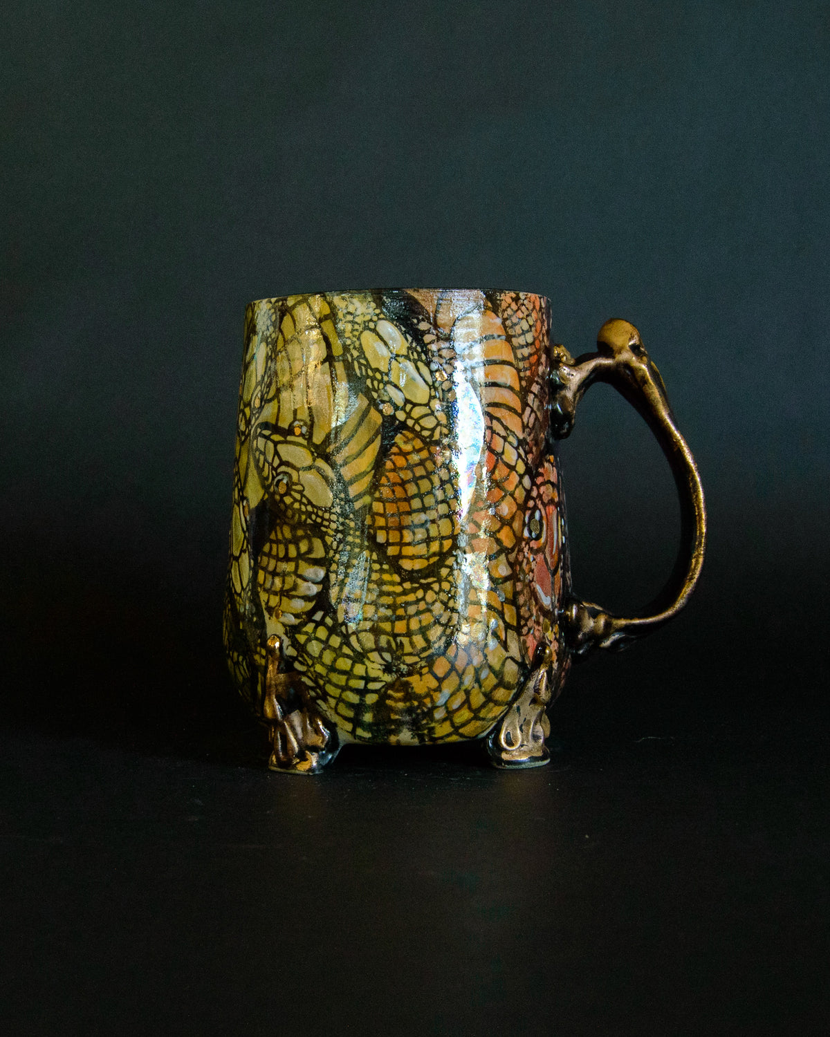 Rainbow Snake Tangle Mug