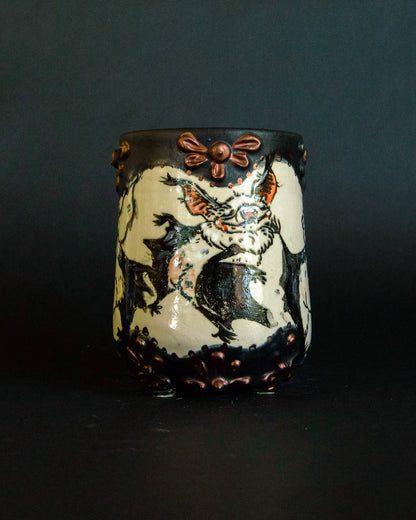 2 Dancing Bat Cups