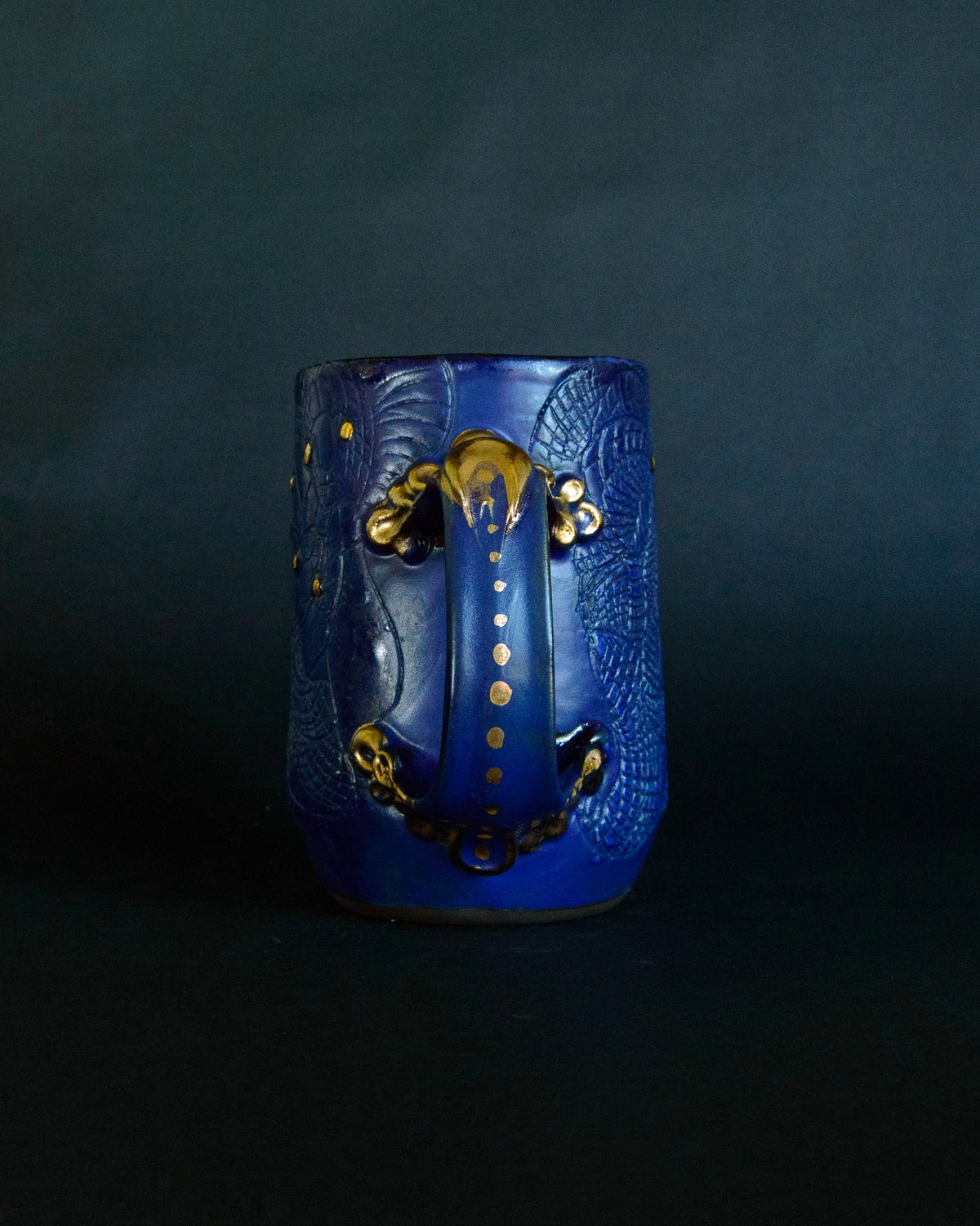 Snake Tangle Mug - Blue Satin