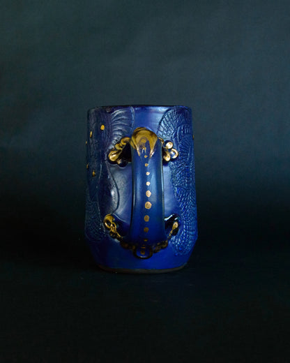 Snake Tangle Mug - Blue Satin
