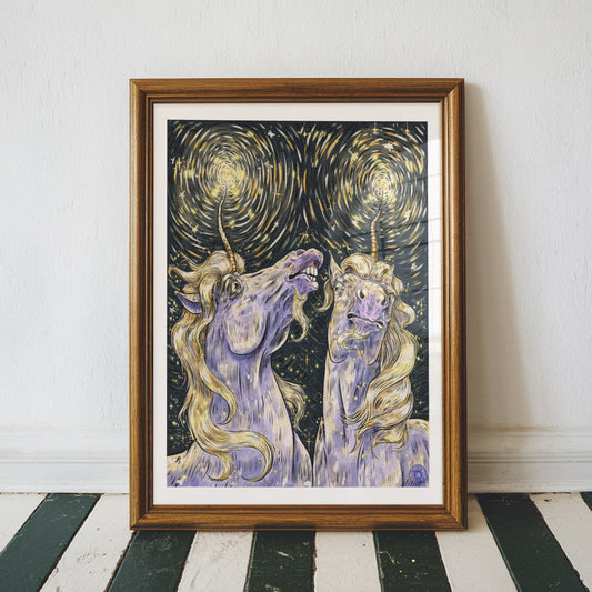 Rude Unicorns Print, 8.5X11"