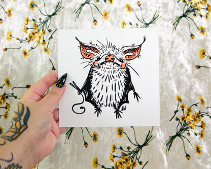 Bat Illustration Prints