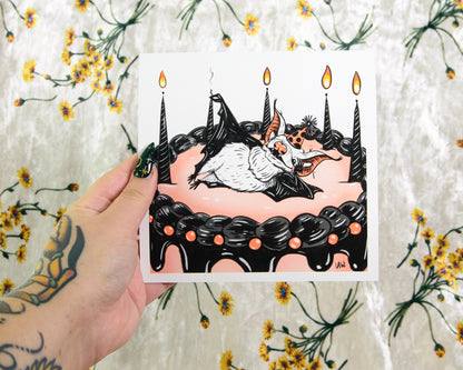 Bat Illustration Prints