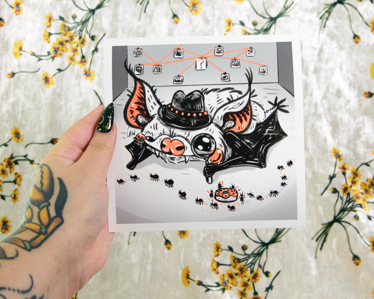 Bat Illustration Prints