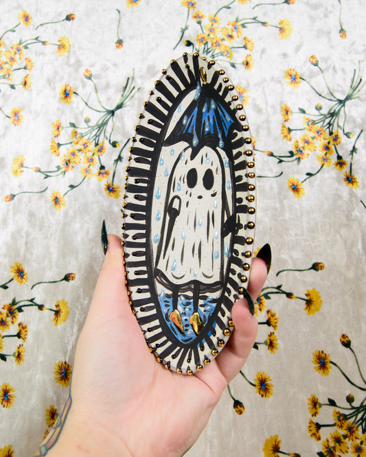 Rainy Day Ghost Wall Hanger