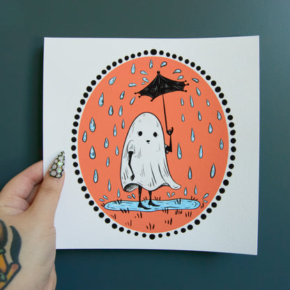 Ghosts with the Most Prints, 8x8"