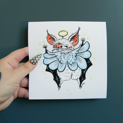 Bat Illustration Prints
