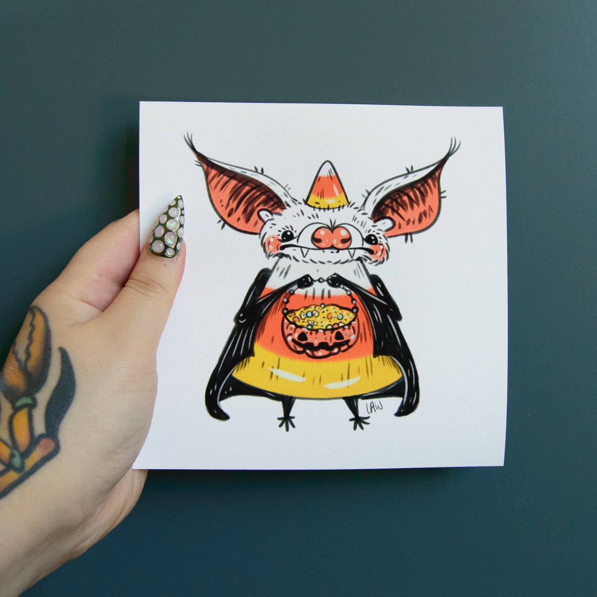 Bat Illustration Prints